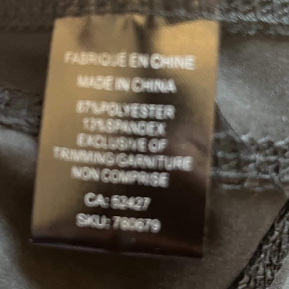 ACX ACTIVE | Women's Drawstring Capri Pants Black Size Small - Picture 10 of 10